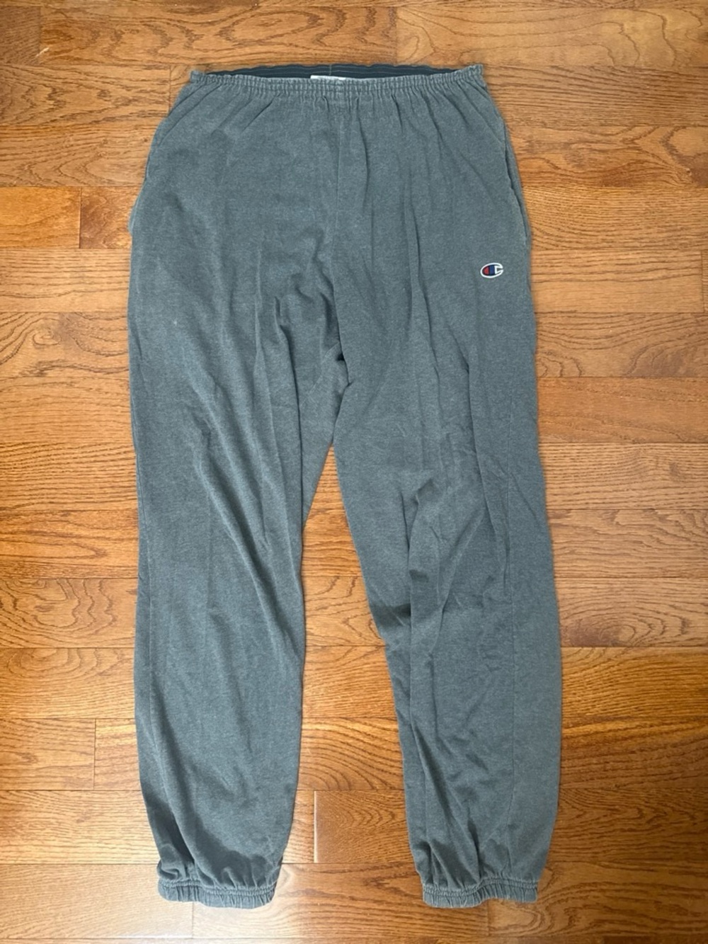 Champion Men’s Gray Elastic Cuff Jogger Sweatpants